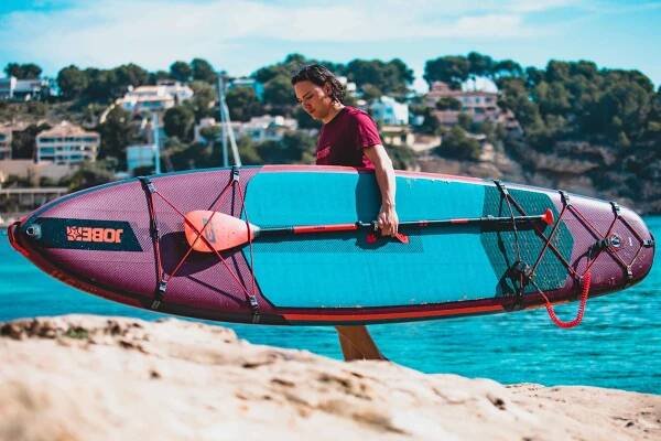 Paddleboard: Jobe Aero Adventure Duna Purple/Blue 11'6'' (350 cm) Paddleboard - 9