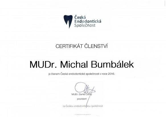 MUDr. Michal Bumbálek, zubař Brno — Onedent