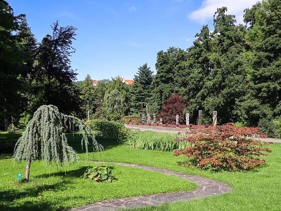 Botanická zahrada a rozárium v Olomouci