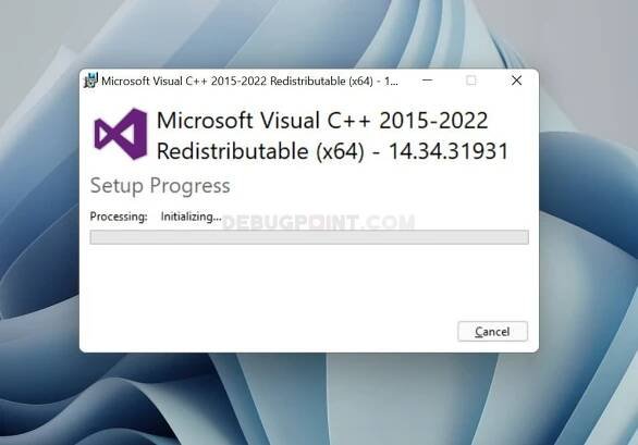 Install screen 2
