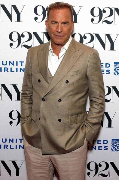 Kevin Costner attends a conversation about the film "Horizon: An American Saga, Chapter I" with Josh Horowitz 