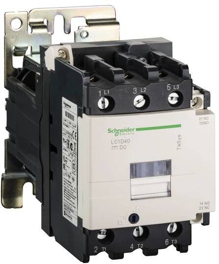 SCHNEIDER LC1D40BD Stykač 40A 3p pom.1Z+1V 24V DC | Elektro Viola