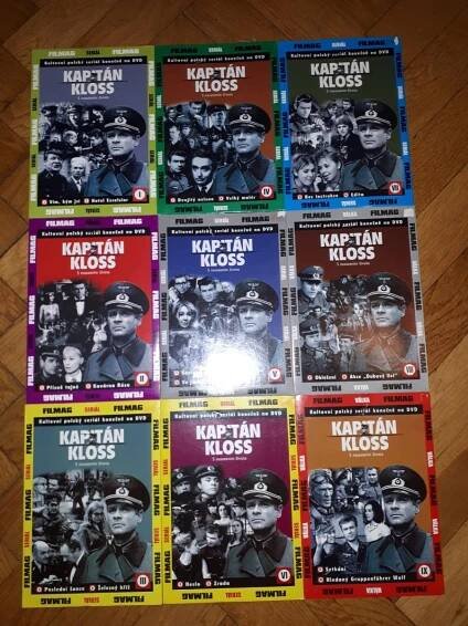 Kapitán Kloss - celá kolekce - 9 DVD - NOVÉ