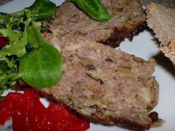 Recept: Masová sekaná s houbami