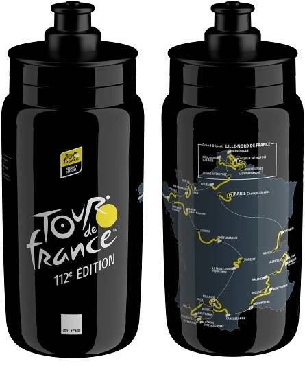 láhev Elite Fly Tour de France 25, black map, 550ml