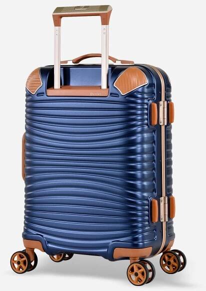 Eminent Gold Jetstream Cabin Size Suitcase Blue Back View