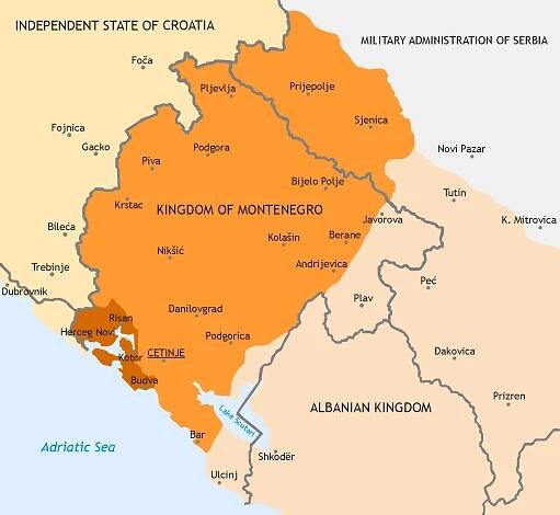 Království Černá Hora [1941-1944] : Zaniklé státy