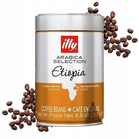 Káva zrnková illy Monoarabica Etiopie 100% Arabika 250g