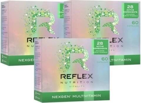 Reflex Nexgen Multivitamín 3 x 60 kapslí
