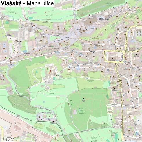 Vlašská - mapy | Kurzy.cz