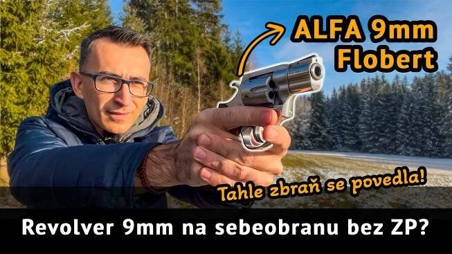Revolver 9mm bez zbrojáku? ALFA Steel 9920 Flobert