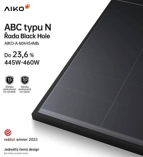 Solární panel monokrystalický AIKO 450Wp Black Hole celočerný | ecoprodukt