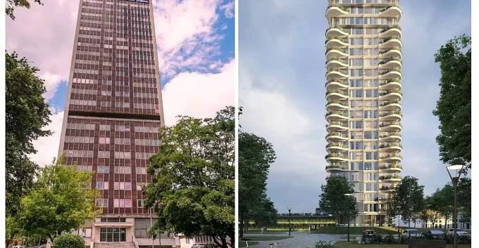 OBRAZEM: Ostrava podle Jiřičné. Ze zchátralého činžáku bude moderní mrakodrap - Echo24.cz