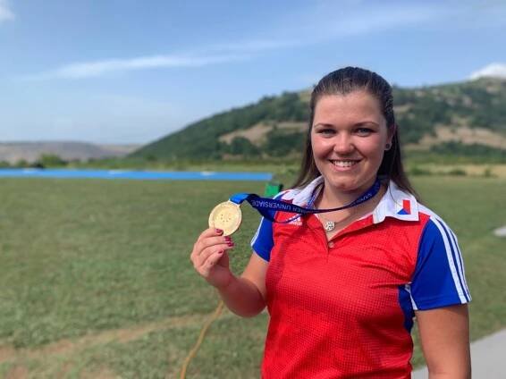 Skeetařka Adámková vystřílela bronz na světové univerziádě 2019