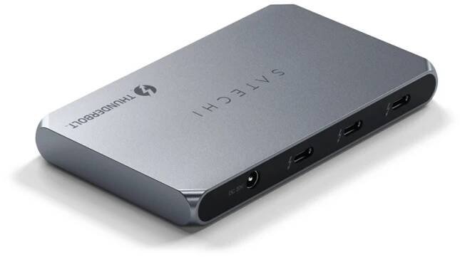 Satechi Aluminium Thunderbolt 4 Slim Hub - Grey