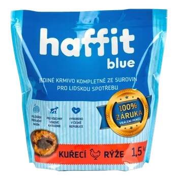 Krmivo pro psa Haffit BLUE polštářky s masem kuřecí rýže 1,5 kg