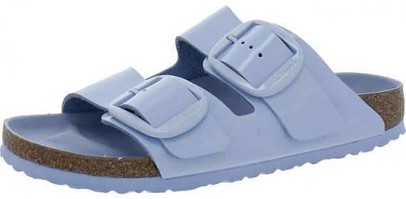 Birkenstock Womens Arizona Big Buckle Blue Cork Slide Sandals Shoes 41 BHFO 3988
