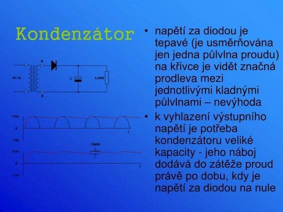 PPT - Usměrňovač PowerPoint Presentation, free download - ID:3819733