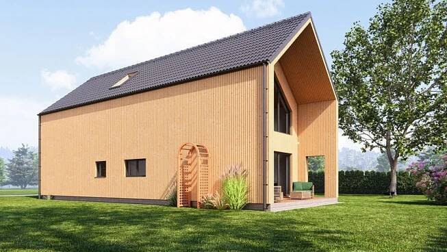 Výstavba podkrovního kabinového domu na klíč za 5 205 000 Kč Olomouc, Slavonín Smart dřevostavby | Domy na klíč • Firmy.cz