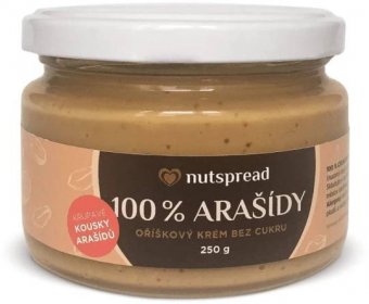 Nutspread Arašídové máslo křupavé 250 g | GRIZLY