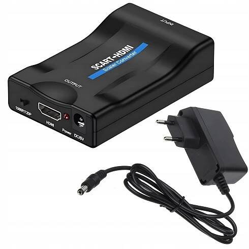 ADAPTÉR PŘEVODNÍKU SCART PRO HDMI AV ADAPTÉR EUROKONEKTOR FULL HD 1080P Model 005383
