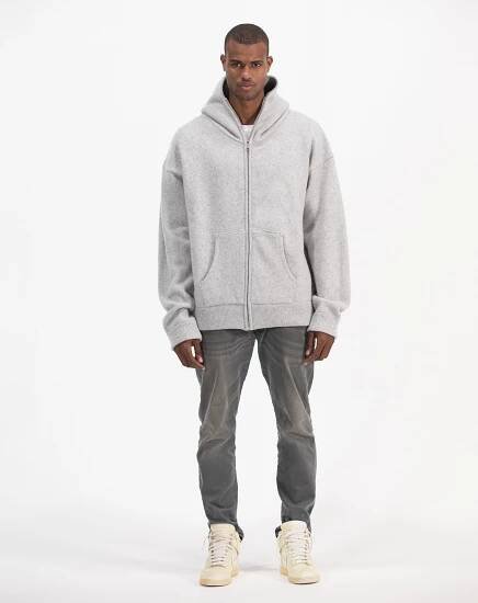 Maxi Merino & Cashmere Zip Hoodie