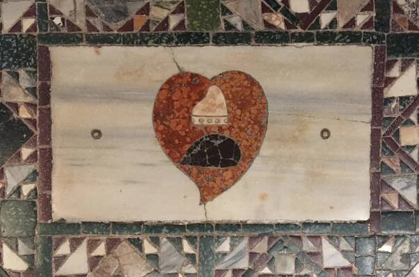 The heart of Doge Erizzo in Saint Mark's