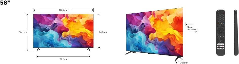 58" TCL 58V6B