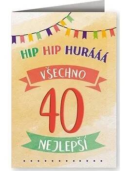 Přání 40. narozeniny