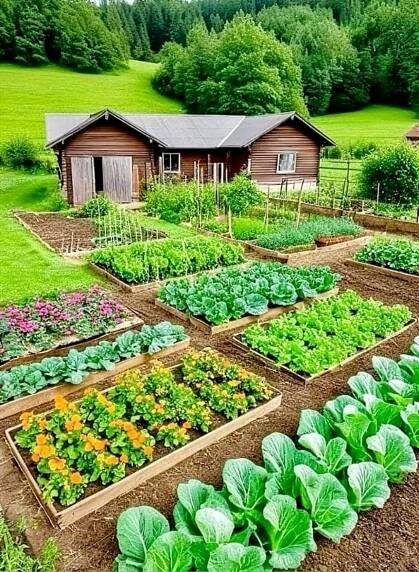 Pin von MIranda Crabtree auf Garden Paintings 2024 | Garten pflanzkästen, Garten anpflanzen, Garten hochbeet