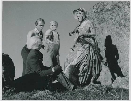 Rune Lindström, Einar Axelsson, Björn Näslund, Irma Christenson - Tant Grön, Tant Brun och Tant Gredelin - Z natáčení