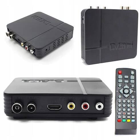 Tuner DEKODER pozemního televizního vysílání DVB-T2 HDMI USB