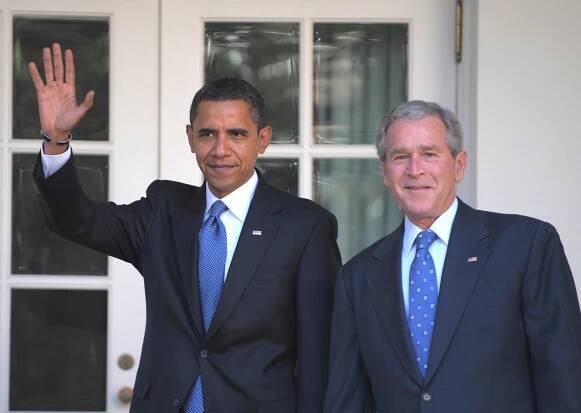 Trump Hides Obama, Bush Portraits in Obscure White House Stairwell