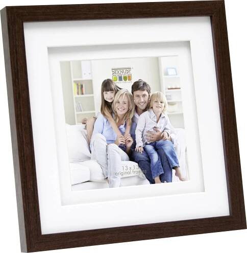 Deknudt S65KQ1 13X13 vyměnitelný fotorámeček Formát papíru: 13 x 13 cm hnědá