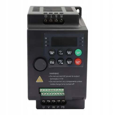 1,5kW frekvenční měnič 380V třífázový invertorový regulátor otáček VFD