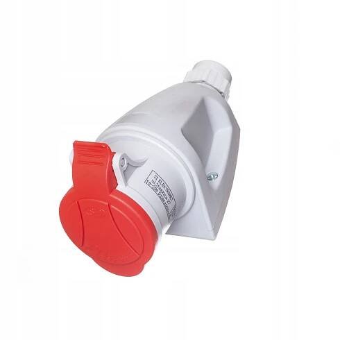 PEVNÁ IZOLAČNÍ ZÁSUVKA MINI 32A 4P 380V AC IP44 ELEKTROMET GSM32A-4