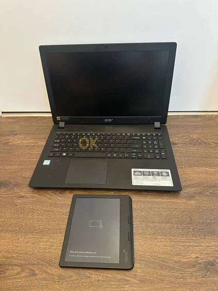 Notebook Acer Aspire 3 2.5Ghz i5/6GB DDR4/500GB, čtečka Tolino Vision Colour - OK dražby