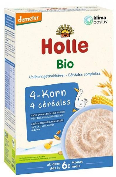 HOLLE BIO Kaše 4 zrnná celozrnná