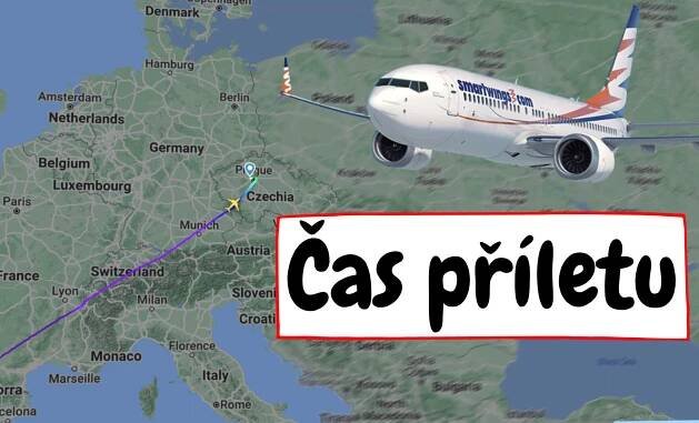 Jak sledovat letadlo a zjistit přesný čas přistání?