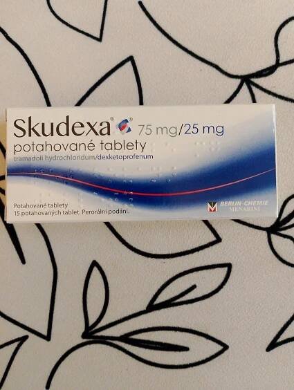 Skudexa 75mg/25mg- od velmi silné bolesti