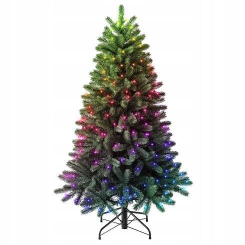 Vánoční stromek Twinkly Pre-lit Tree 1.50m Regal Tree, 270 RGB LED, Green wire