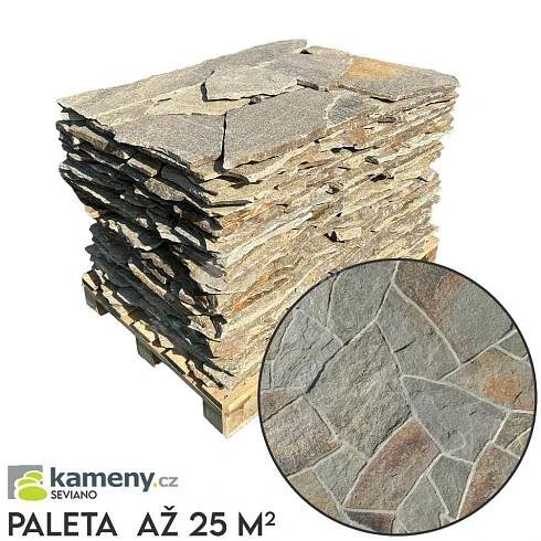 Dlažba Kameny.cz Kora Medu obkladový kámen Vyberte si typ: Paleta až 25 m²
