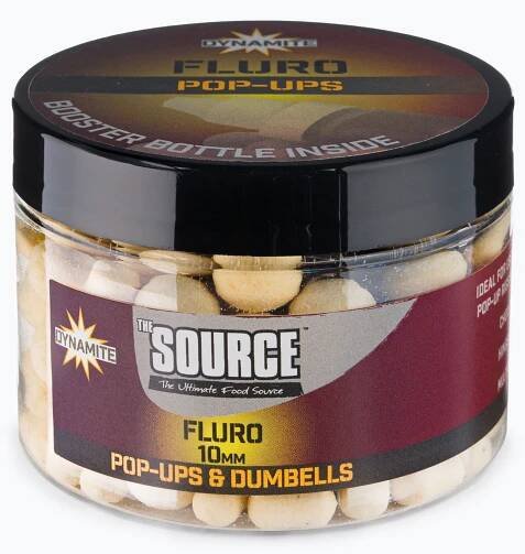 Dynamite Baits The Source Fluoro Pop Up kaprové plováky bílé
