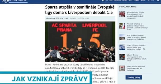 ČTK připravila sérii videí o médiích, ověřování a dezinformacích - Echo24.cz