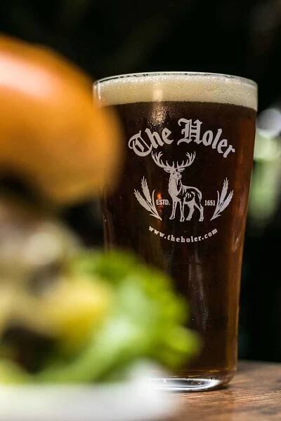 You can sip the Holer Pale Ale on its own but it does go really well with food too.