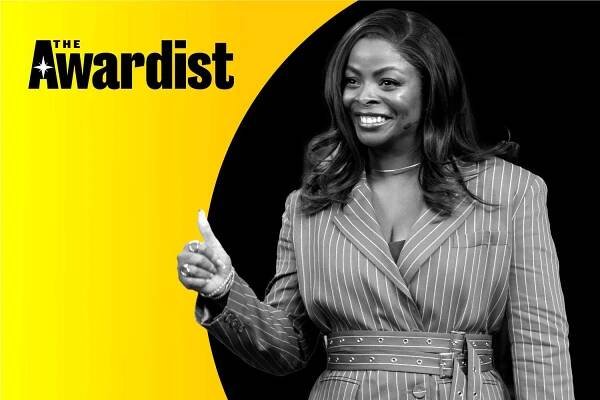 The Awardist tout with Janelle James on season 4 of Abbott Elementary
