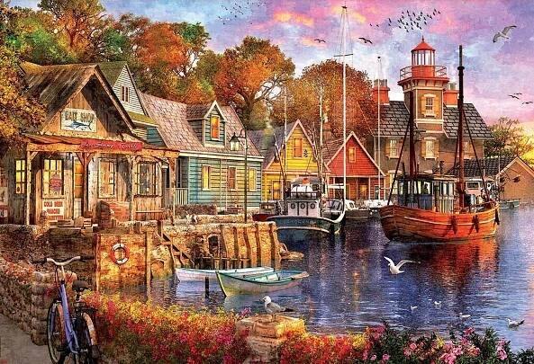 Puzzle The Harbour evening Educa 5000