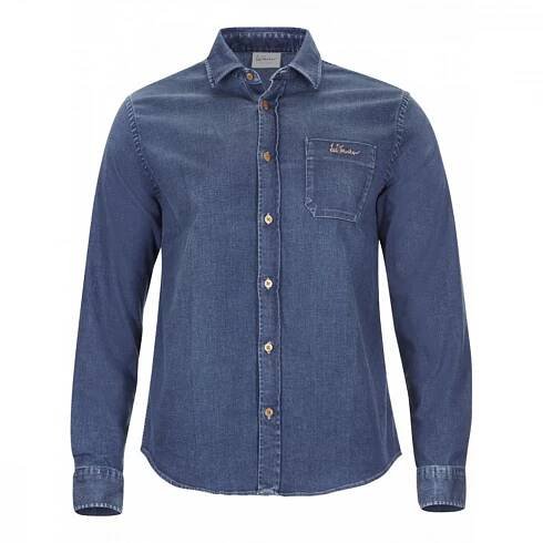 Pánská košile Luis Trenker BODO DENIM STRETCH  - tmavě modrá