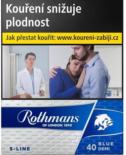 Cigarety - Rothmans 40 Blue R 298 (bal/8ks)
