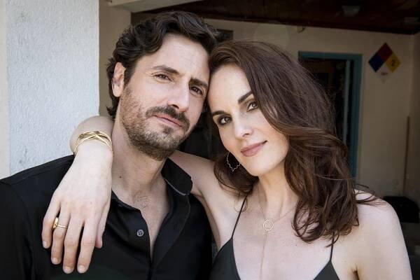 Dobré mravy - Letty Raines, in the Mansion, With the Gun - Z natáčení - Juan Diego Botto, Michelle Dockery